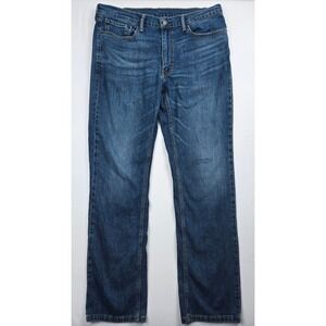 Levi Strauss Co 514 Straight Fit Jeans Mens W36 L34 Blue Denim Pants